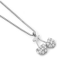 Ohrringe Ambrosia Dame in Weißgold Zirconia AGZ067 - AGZ067